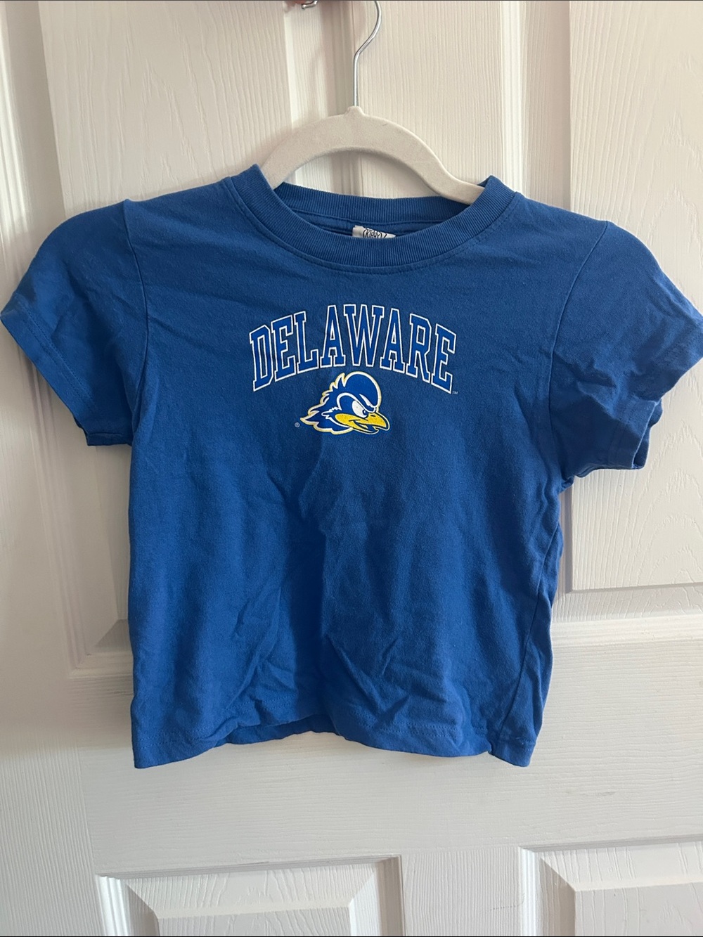 University of Delaware Royal Blue Baby Tee